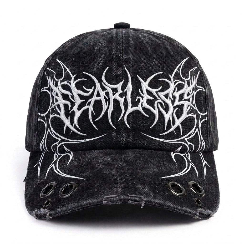 FEARLESS Cap black front