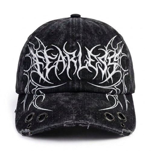 FEARLESS Cap black front