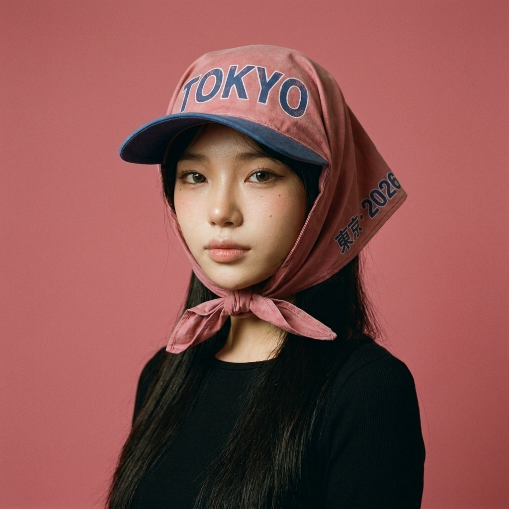 TOKYO Cap on model